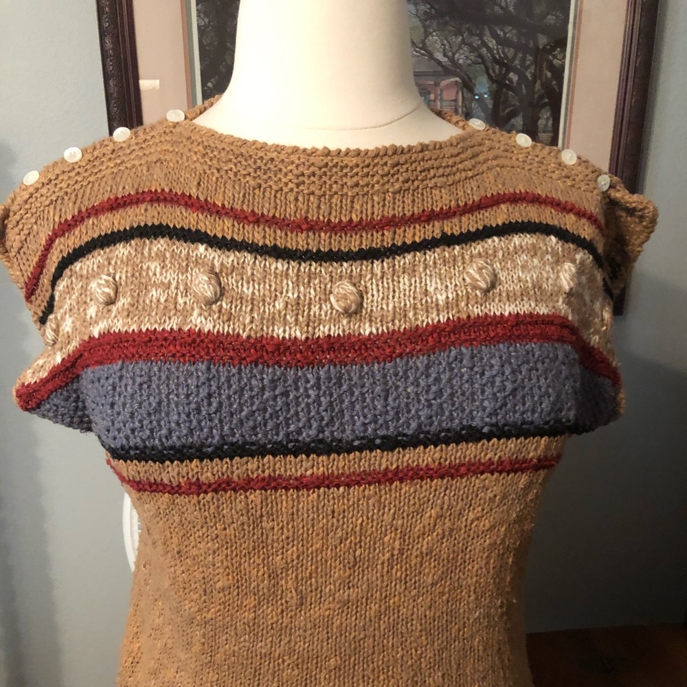 Brown detailed Sweater